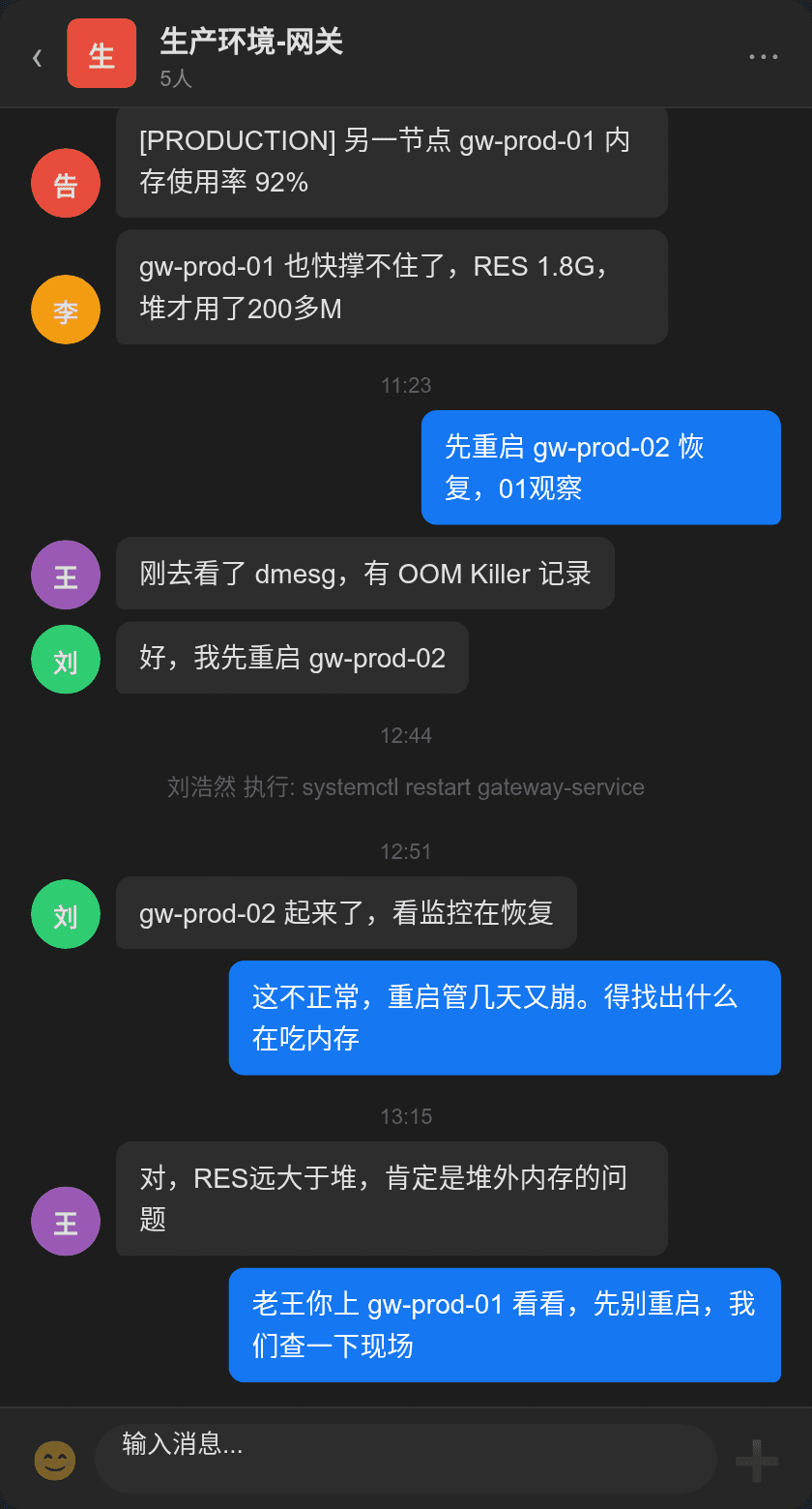 告警群消息