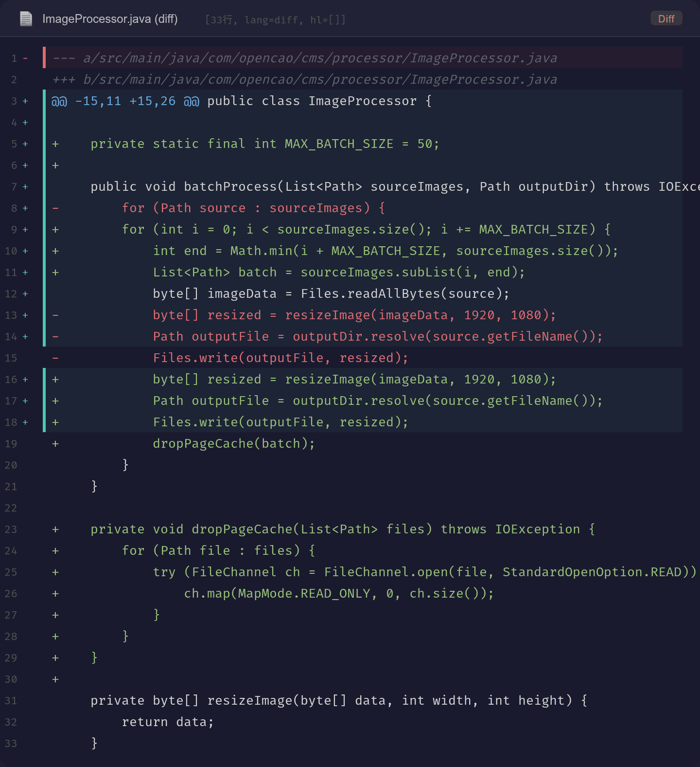 Git Diff
