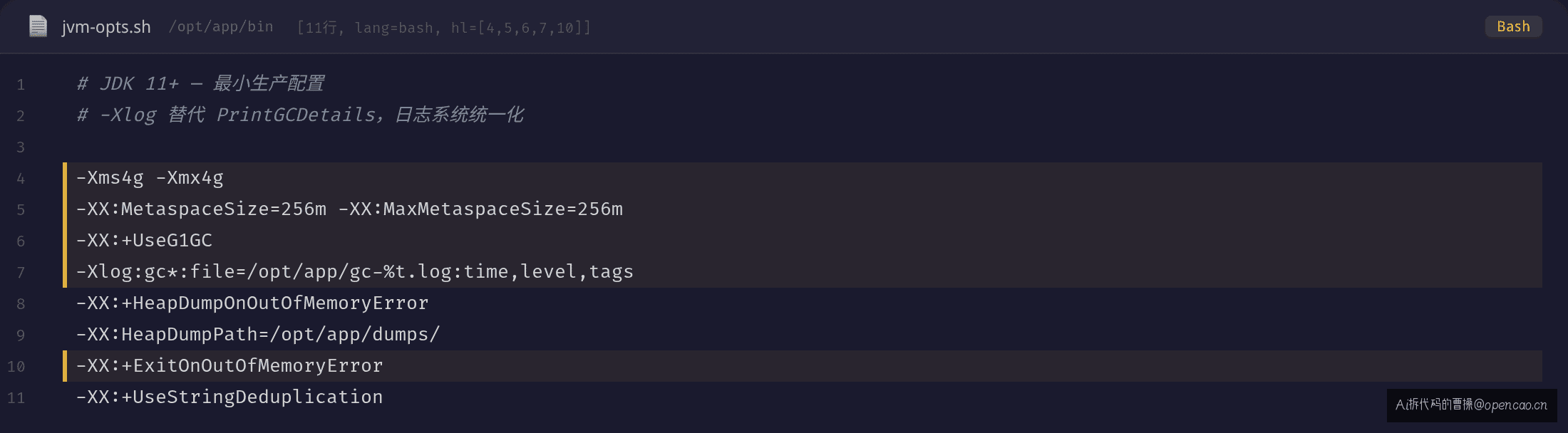 JDK 11+ 最小生产配置