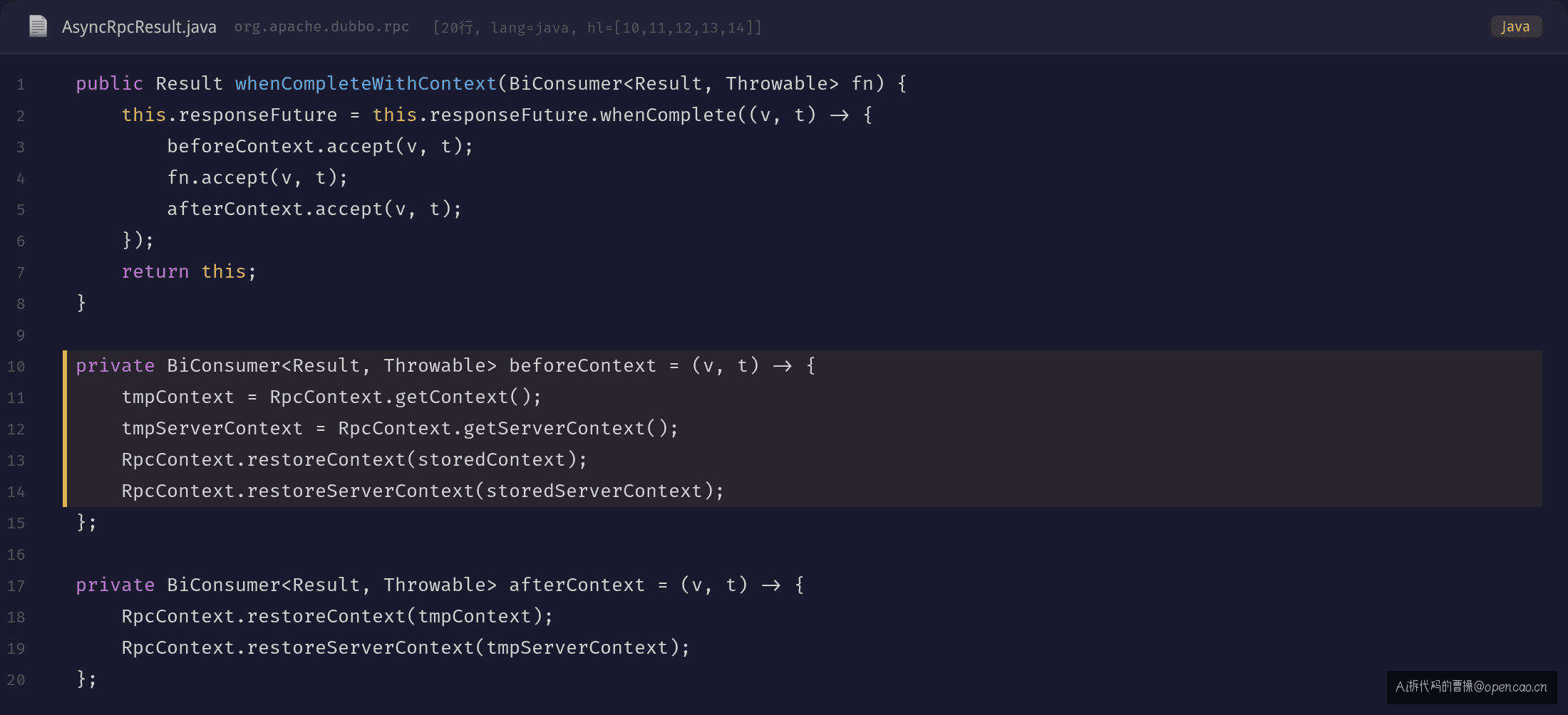 AsyncRpcResult 上下文恢复:只做了 RpcContext,漏了 TCCL